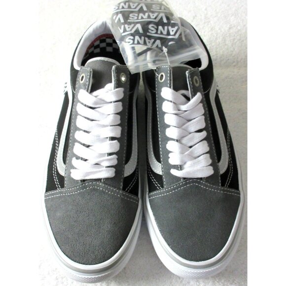 Vans Other - Vans Men's Skate Old Skool Reflective Black Grey Canvas Suede shoes Size 8 NIB
